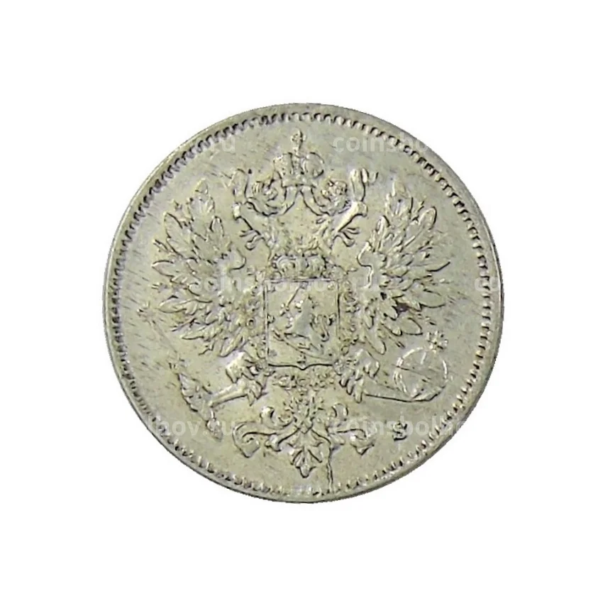 Монета 25 пенни 1916 года Русская Финляндия (вид 2)