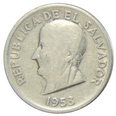 Монета 50 сентаво 1953 года Сальвадор (аверс)