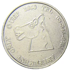 Жетон рекламный LAMBORDGINI COUNTACH LP -400 (реверс)