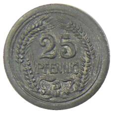Жетон игровой 25 пфеннигов