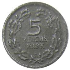 Жетон рекламный 5 рейхсмарок 1925 года Peter D.RHFINLANDE (вид 2)