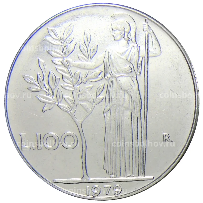 Монета 100 лир 1979 года Италия