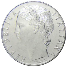 Монета 100 лир 1979 года Италия (реверс)