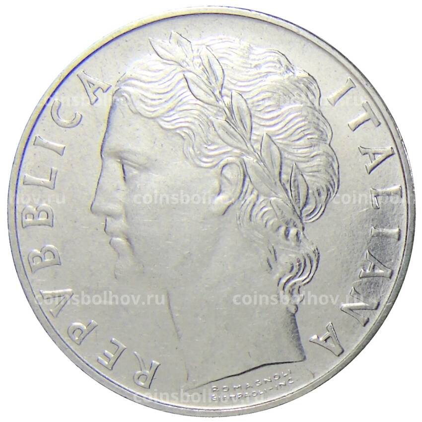 Монета 100 лир 1972 года Италия (вид 2)