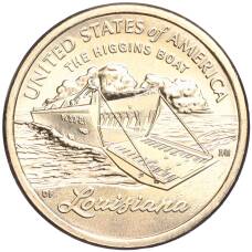 Монета 1 доллар 2023 года P США Американские инновации — Десантный катер (аверс)