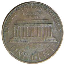 Монета 1 цент 1982 года США (реверс)