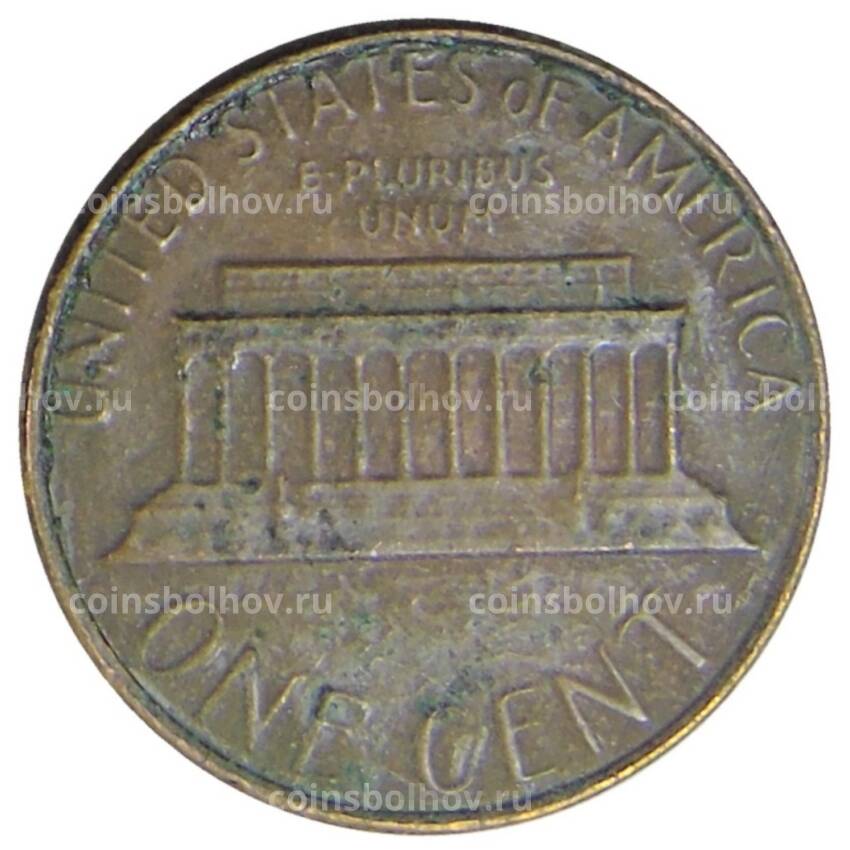 Монета 1 цент 1982 года США (вид 2)