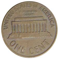 Монета 1 цент 1972 года D США (реверс)