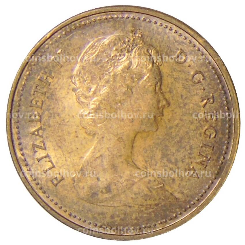 Монета 1 цент 1981 года Канада (вид 2)