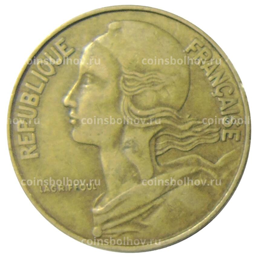 Монета 20 сантимов 1963 года Франция (вид 2)