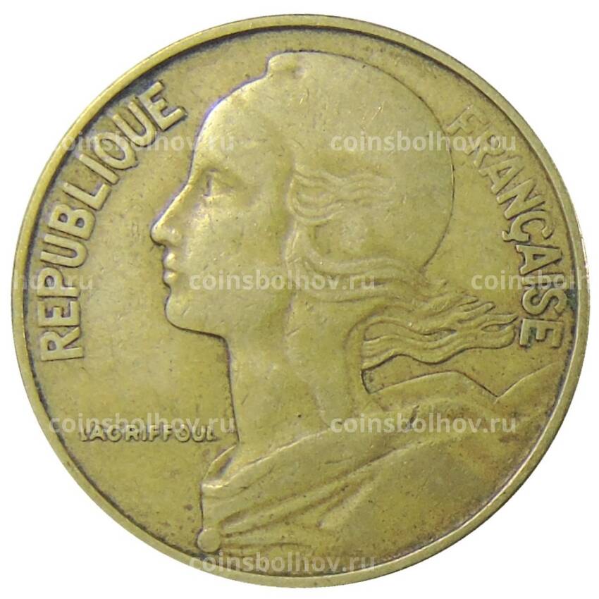 Монета 20 сантимов 1968 года Франция (вид 2)