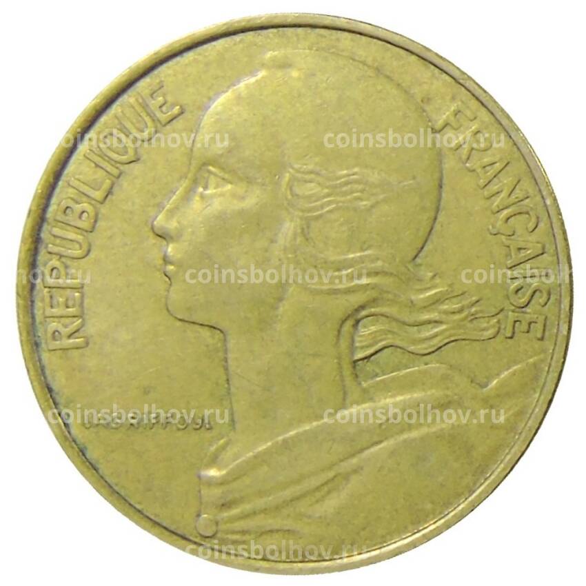 Монета 10 сантимов 1986 года Франция (вид 2)