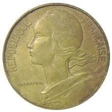 Монета 10 сантимов 1975 года Франция (реверс)