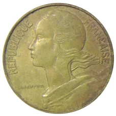 Монета 10 сантимов 1975 года Франция (реверс)