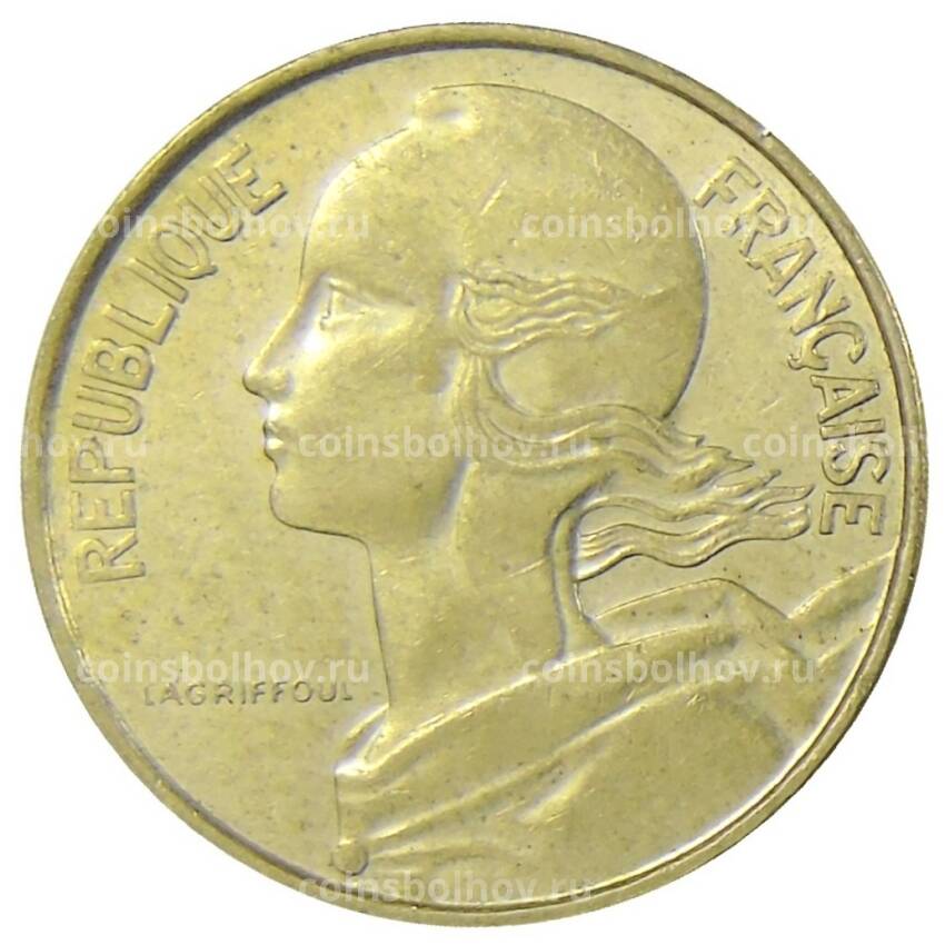 Монета 10 сантимов 1967 года Франция (вид 2)