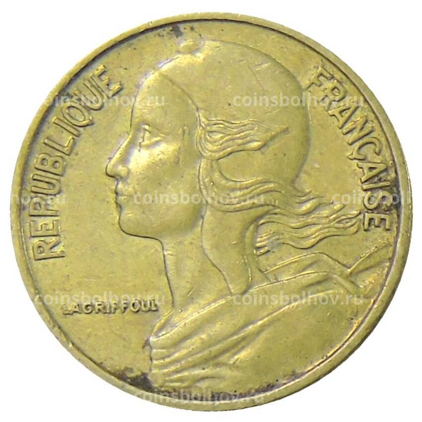 Монета 5 сантимов 1966 года Франция (вид 2)