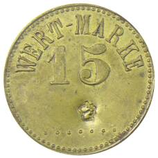 Монета Жетон платежный 15 марок Германия (аверс)