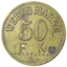 Монета Жетон платежный 50 марок Германия (аверс)