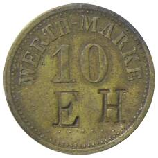 Монета Платежный жетон 10 марок Германия (аверс)