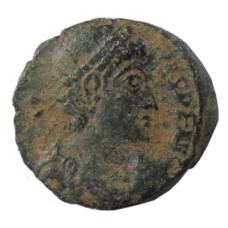 Монета Фоллис Римская Империя  (аверс)