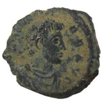 Монета Фоллис Римская Империя (аверс)