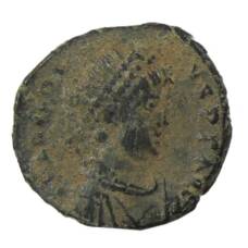 Монета Фоллис Римская Империя (аверс)