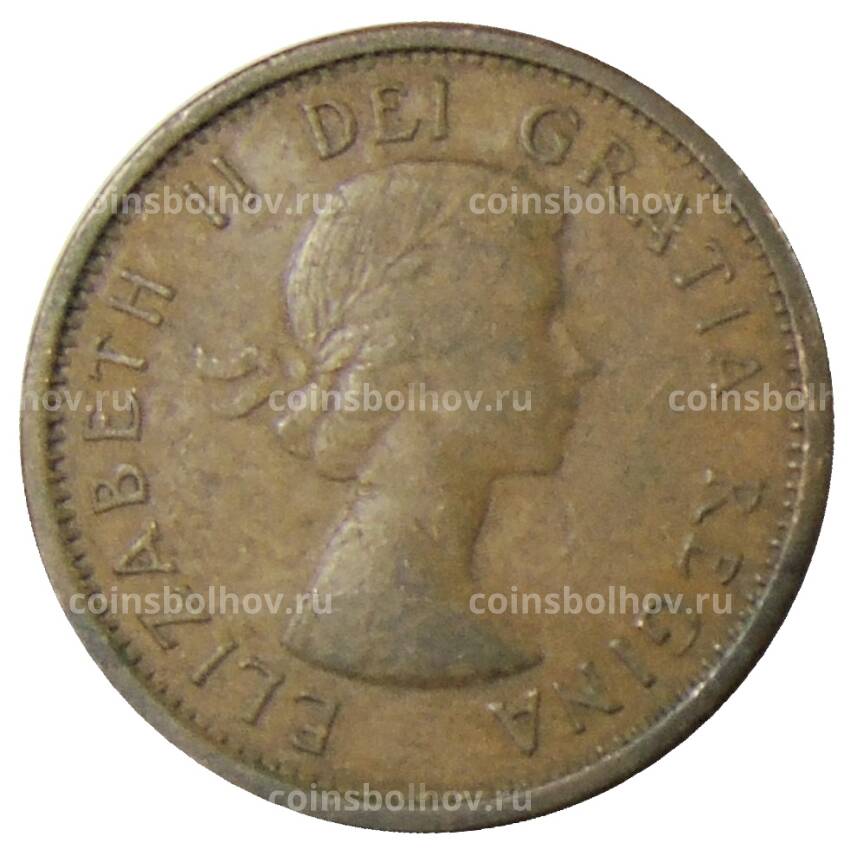 Монета 1 цент 1963 года Канада (вид 2)
