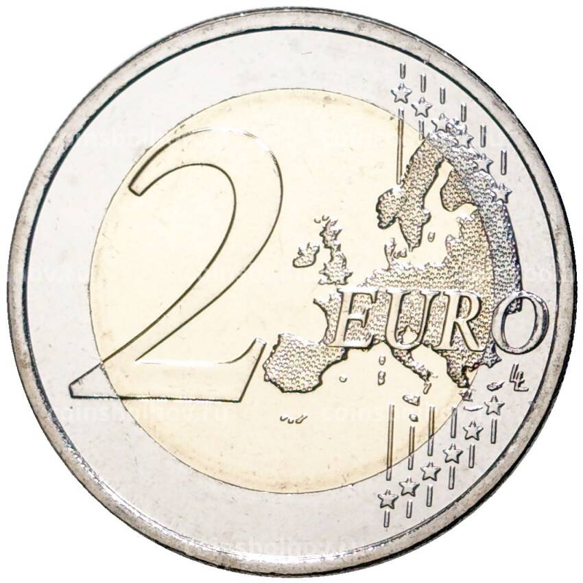 Монета 2 евро 2022 года Эстония —  150 лет Эстонскому литературному обществу (вид 2)