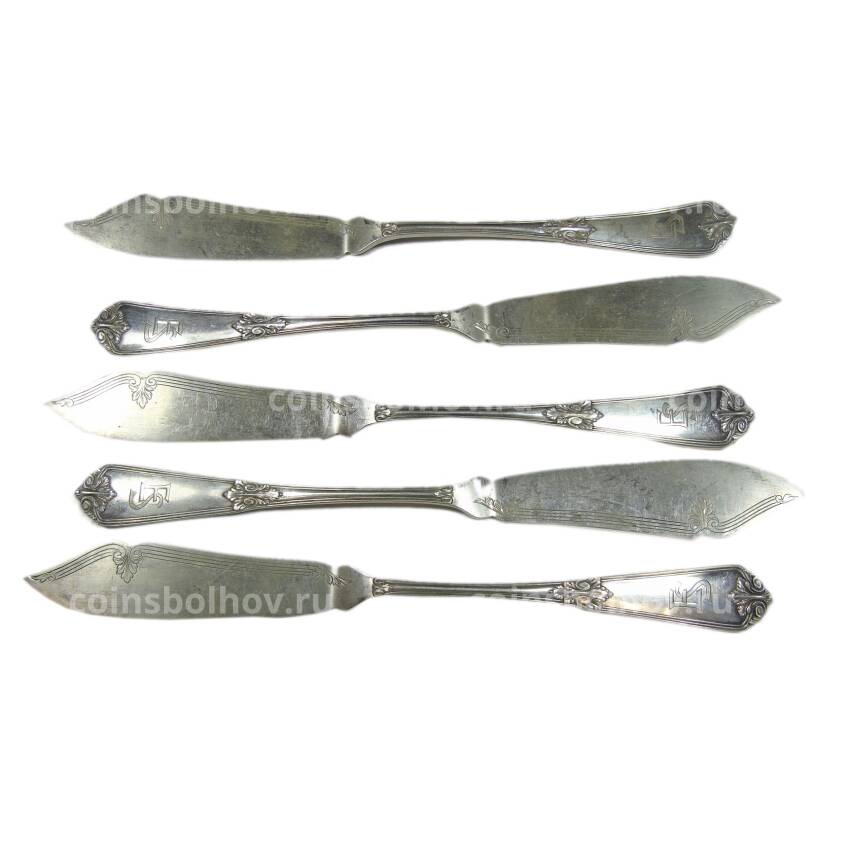 Нож серебряный для рыбы (набор из 5 предметов) J.SCHMIDT