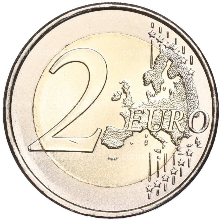 Монета 2 евро 2023 года Испания — Всемирное наследие  ЮНЕСКО — Касерес (вид 2)