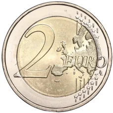 Монета 2 евро 2023 года J Германия —  1275 лет со дня рождения Карла Великого (реверс)