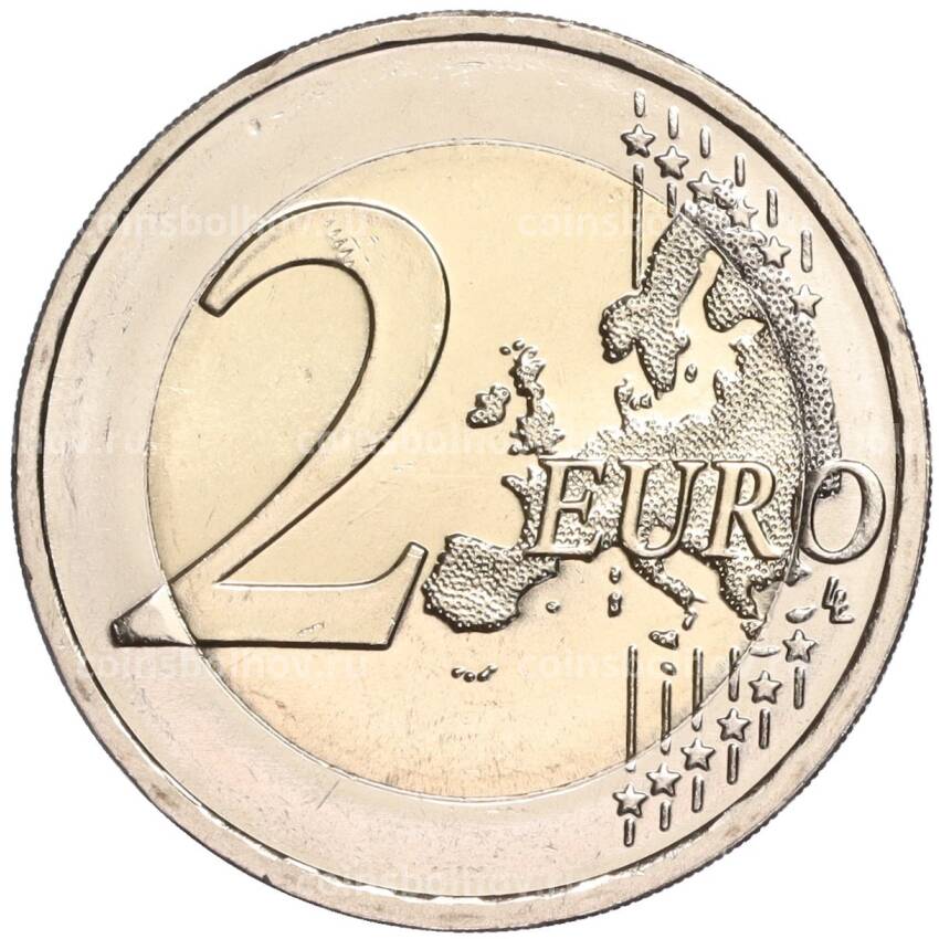 Монета 2 евро 2023 года G Германия — 1275 лет со дня рождения Карла Великого (вид 2)