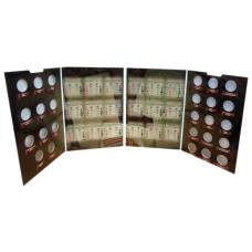 Альбом-планшет для монет  номиналом 5 и 10 рублей 2015 года серия  «70 лет Победы в ВОВ» (вид 2)