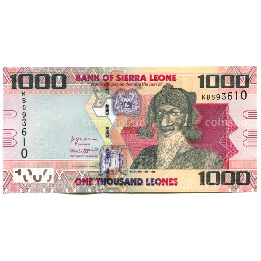 Банкнота 1000 леоне 2021 года Сьерра-Леоне