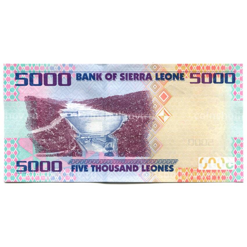Банкнота 5000 леоне 2021 года Сьерра-Леоне (вид 2)