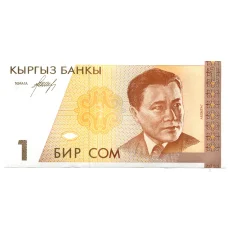 Банкнота 1 сом 1994 года Киргизия (аверс)