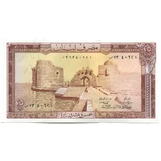 Банкнота 25 ливров 1983 года Ливан