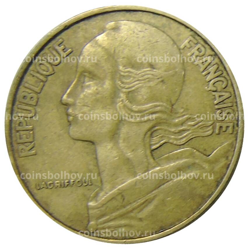 Монета 20 сантим 1968 года Франция (вид 2)