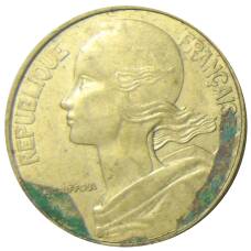 Монета 20 сантим 1981 года Франция (реверс)