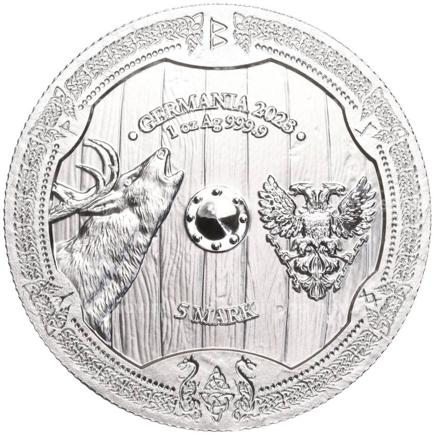Монета 5 марок 2023 года Германия «Валькирия» (вид 2)