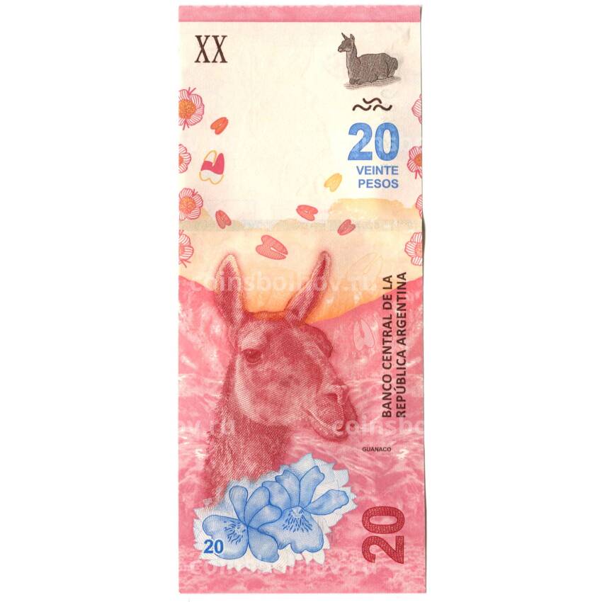 Банкнота 20 песо 2017 года  Аргентина