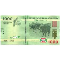 Банкнота 1000 франков 2021 года Бурунди