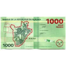 Банкнота 1000 франков 2021 года Бурунди (вид 2)