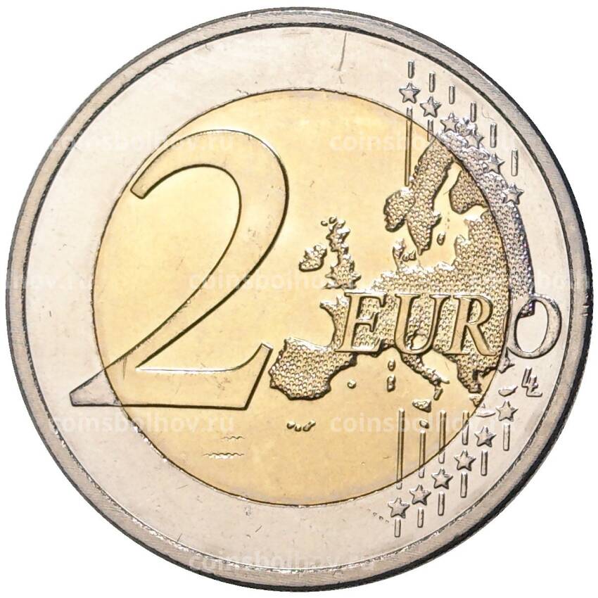Монета 2 евро 2013 года Люксембург —  Национальный гимн (вид 2)