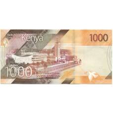 Банкнота 1000 шиллингов 2019 года Кения (вид 2)