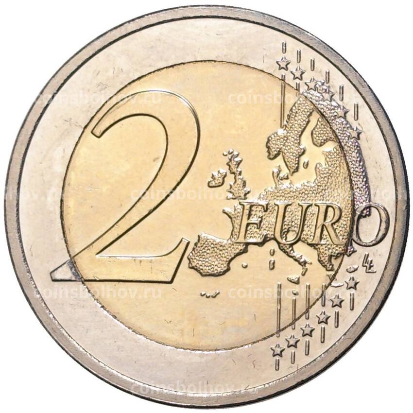 Монета 2 евро 2017 года  Люксембург —  50 лет добровольной воинской службе в Люксембурге (вид 2)