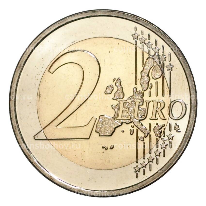 Монета 2 евро 2004 года Люксембург —  Портрет и монограмма герцога Люксембурга Анри Нассау (вид 2)