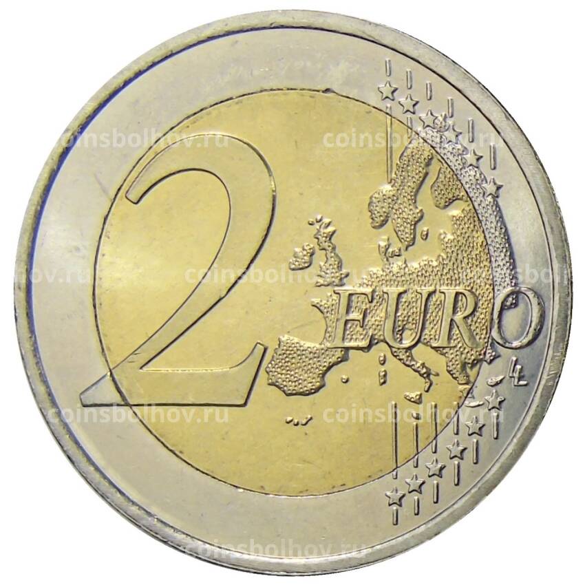 Монета 2 евро 2007 года Нидерланды —  50 лет подписания Римского договора (вид 2)