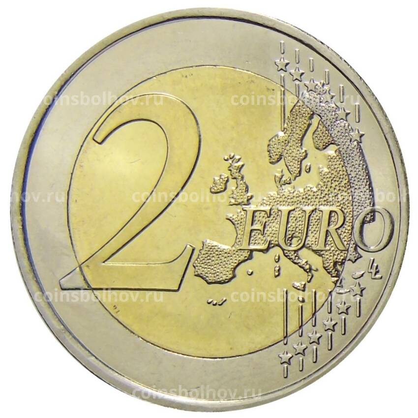 Монета 2 евро 2007 года Люксембург —  50 лет подписанию Римского договора (вид 2)