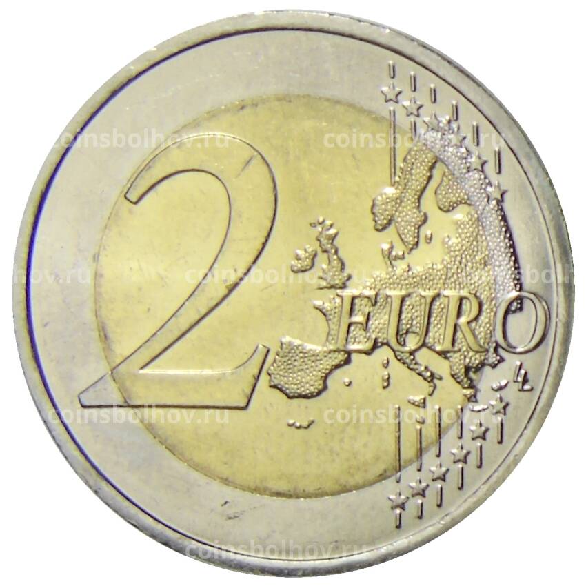Монета 2 евро 2007 года Португалия —  50 лет подписания Римского договора (вид 2)